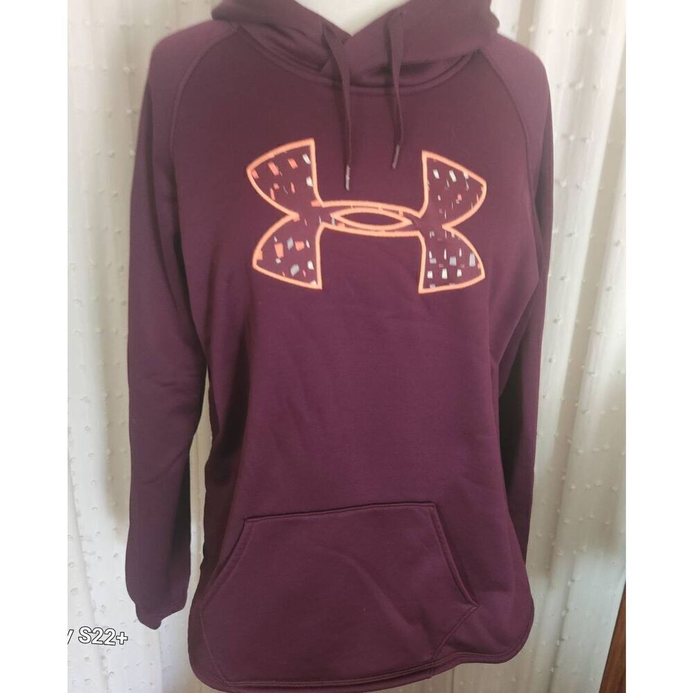 H15 Under Armour purple hoodie